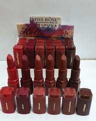 Miss Rose Lipsticks Set of 6 - Reds