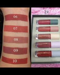 Miss Rose Round Gloss Set of 5