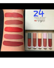 Miss Rose Round Gloss Set of 5