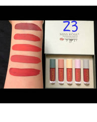 Miss Rose Round Gloss Set of 5