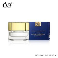 CVB Color changing Foundation Natural Color Transformation Waterproof 30 ml