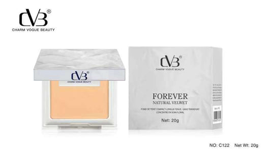 CVB Forever Natural Velwet Fond De tent Compact Longue Tenue 20g c122