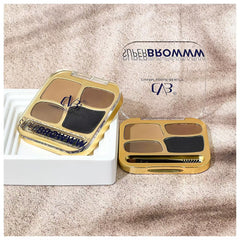 CVB Super Broww the ultimate brow palette Cream & Powder Eyebrow palette 4 Colors C217