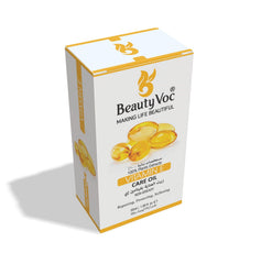 BeautyVoc Vitamin E Treatment Oil 50 ml | Non-Greasy | Cold-Pressed Oil for Hair Repair, Skin Nourishment & Anti-Aging Care