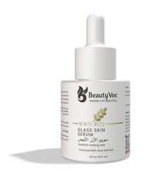 BeautyVoc White Rice Serum 30 ml - Korean glass skin | Skin Brightening serum | Hydrating face serum | Best for Dry Skin