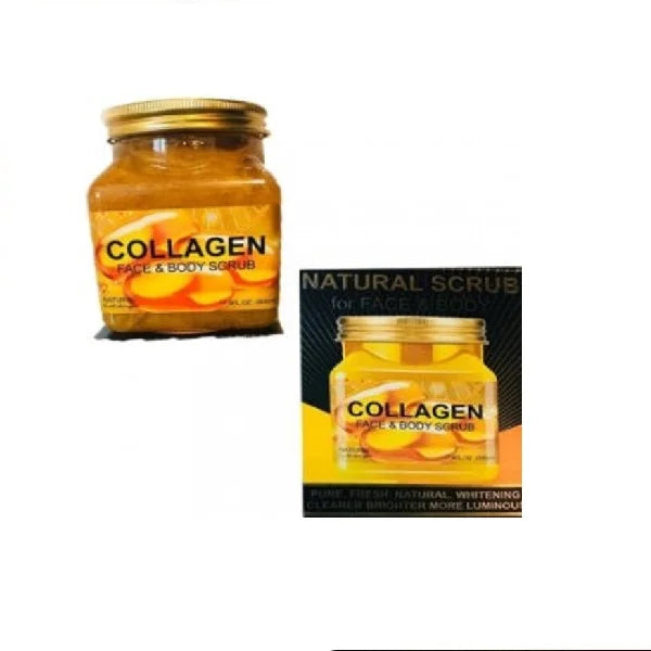 Wokali Collagen Natural Scrub for Face & Body