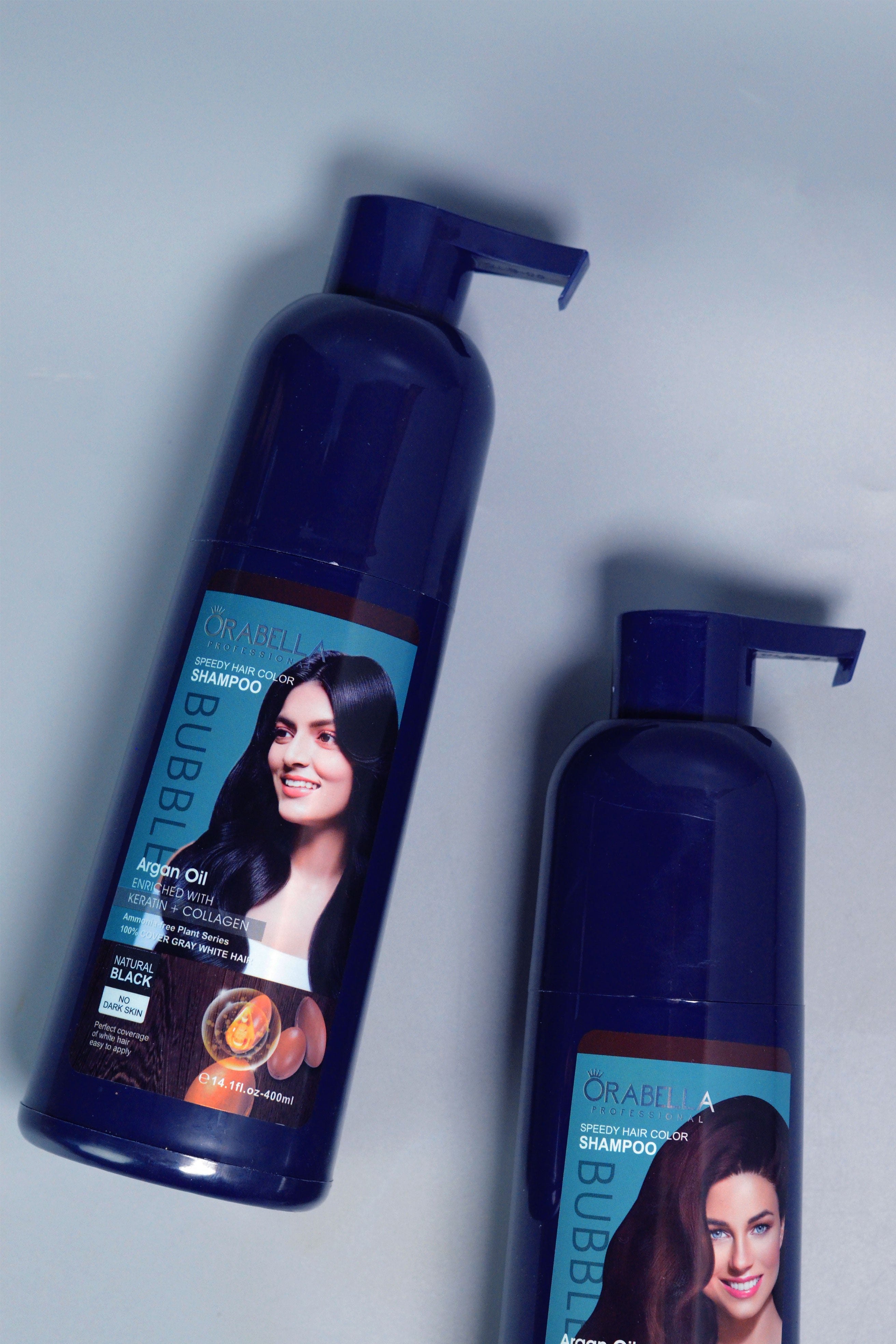 Yardlie Orabella Professional Speedy Hair Color Shampoo Natural Black 400ml.