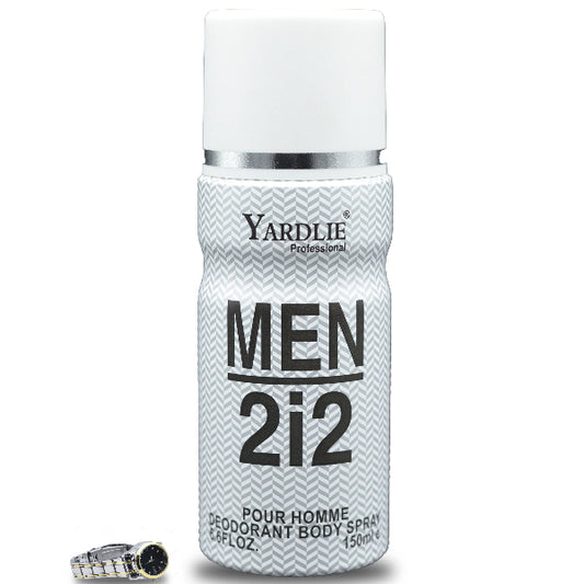 Yardlie Professional MEN 2i2 Body Spray 150ml.