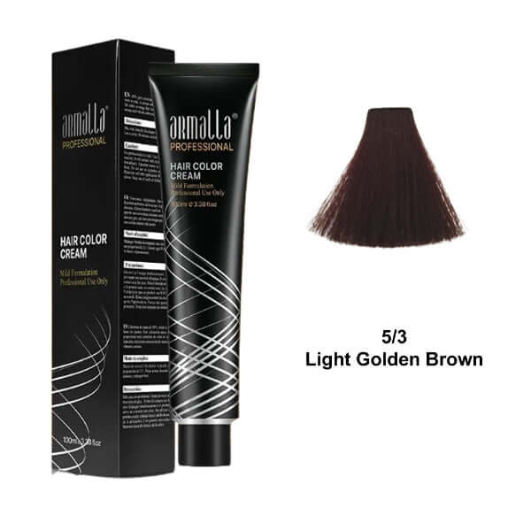 aRmalla Hair Color Cream 5/3 Light Golden Brown