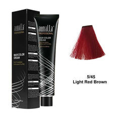 aRmalla Hair Color Cream 5/45 Light Red Brown
