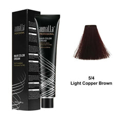 aRmalla Hair Color Cream 5/4 Light Copper Brown