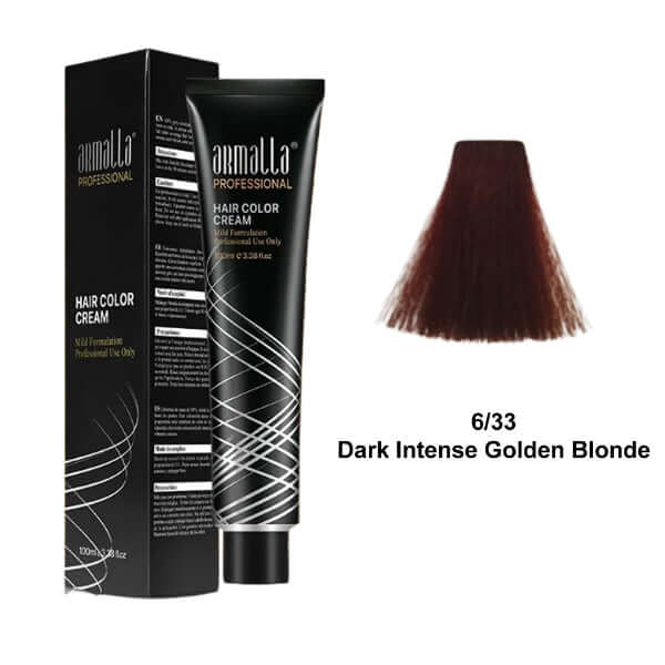aRmalla Hair Color Cream 6/33 Dark Intense Golden Blonde