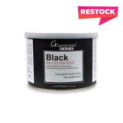 Glamorous Face Black Brazilian Wax 400 G