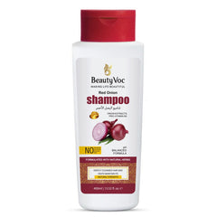 BeautyVoc Red Onion Shampoo 400ml - Anti Hair Fall | Anti Dandruff | Smooth Silky Hair
