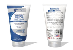 BeautyVoc Benzoyl Peroxide Face Wash 100 ml - Anti acne treatment, Deep Cleanser for Pimples, Blackheads & Breakouts