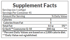 Nature's Bounty Co Q-10 200mg 45 softgels