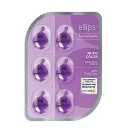 Ellips Nutri Color Blister Vitamin With Morocco Oil 12 Capsules
