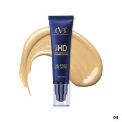 Cvb Mini Hd High Definition Foundation Oil-Free Long Lasting Net 15 Ml C245 Set of 2 Pics