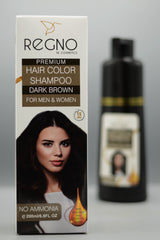 Yardlie Hair Color Shampoo | Premium Dark Brown | Regno | +-200ml |
