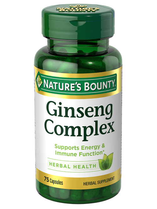Nature’s Bounty Ginseng Complex 75 Capsules