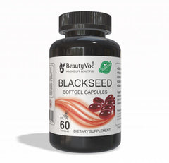 BeautyVoc Black Seed Softgel Capsules | For Immunity, Joint, Heart & Digestive Support | Supplements for Men & Women