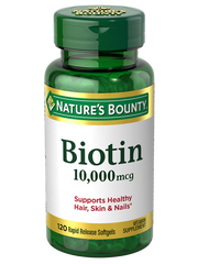 Nature's Bounty Biotin 10,000 mcg