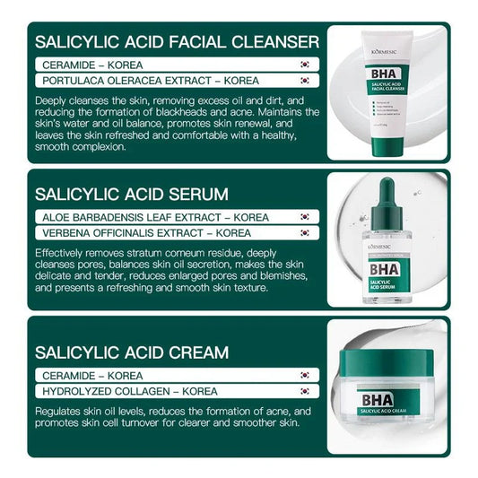 KORMESIC BHA Salicylic Acid Cream with Ceramide & Hydrolysed Collagen - 30g