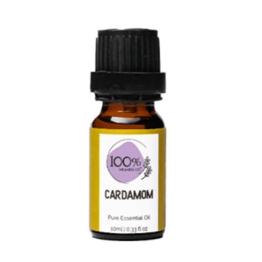 100% Wellness Cardamom Pure Essential Oil -10ml