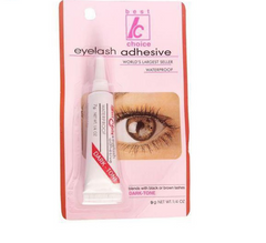 Best Choice Eyelash Adhesive Dark Tone Waterproof 9 Grams