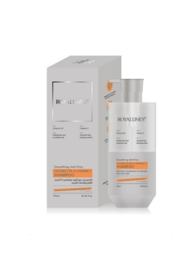 Coconut Oil & Vitamin C Smoothing Anti-Frizz Shampoo 750 ml