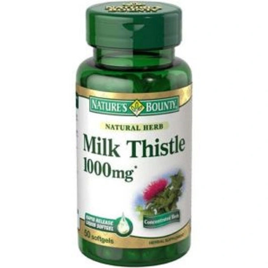 Nature’s Bounty Milk Thistle 1,000mg 50 Rapid Release Softgels