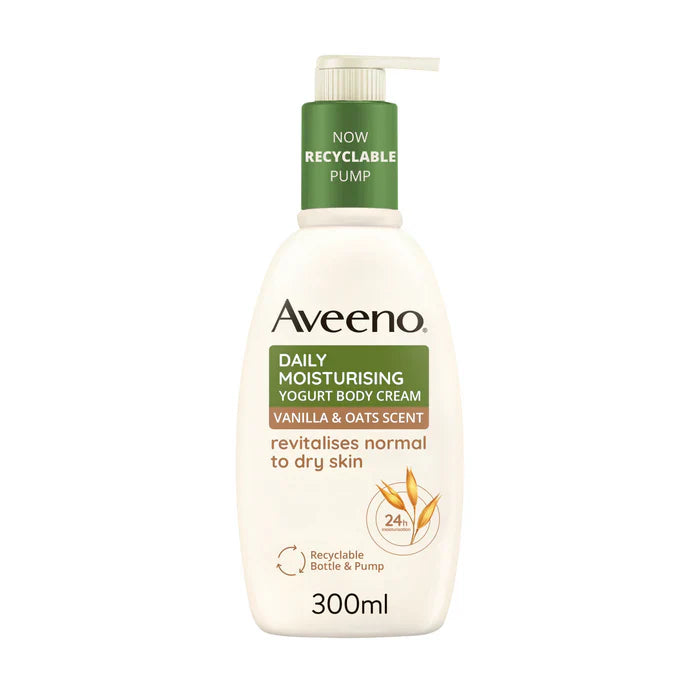 Aveeno Daily Moisturizing Yogurt Body Cream Vanilla & Oat 300 ML