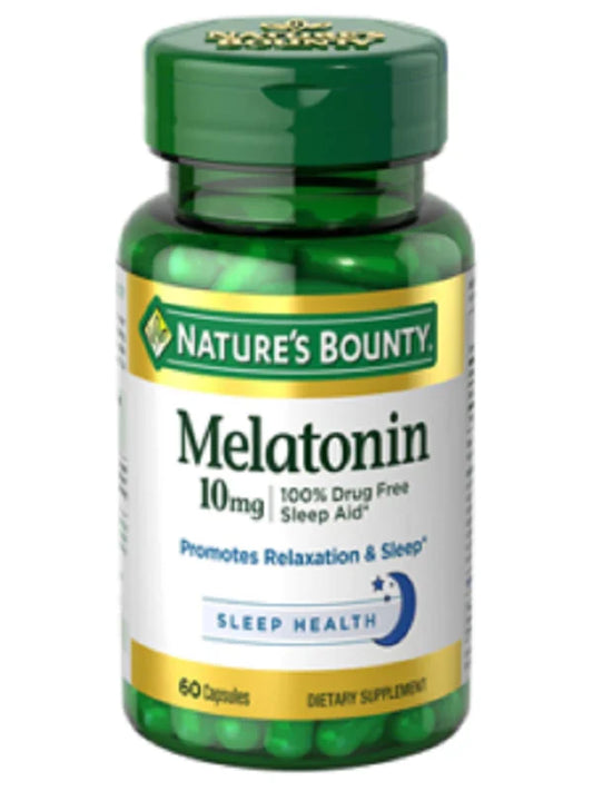 Nature’s Bounty Melatonin 10 mg , 60 Capsules