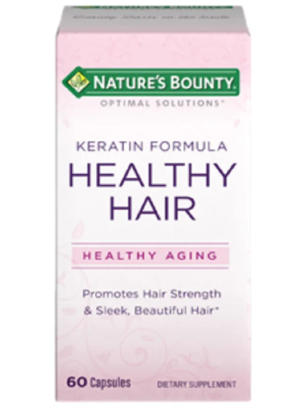 Nature's Bounty Keratin Formula Healthy Hair (60 Capsules)