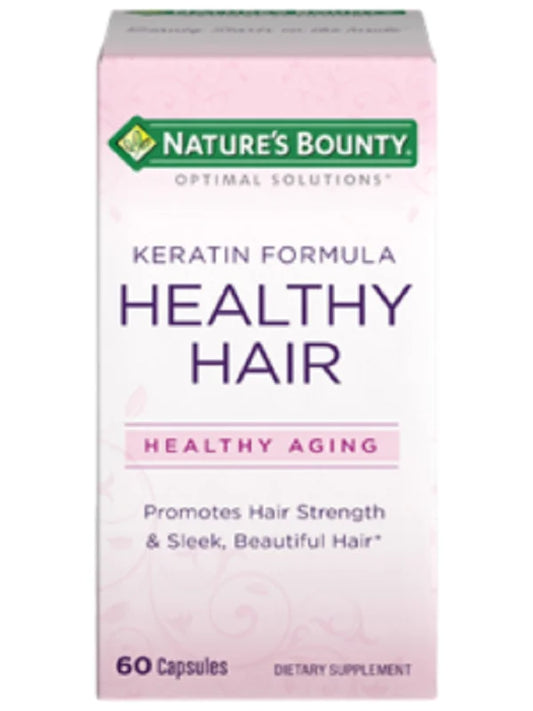 Nature's Bounty Keratin Formula Healthy Hair (60 Capsules)