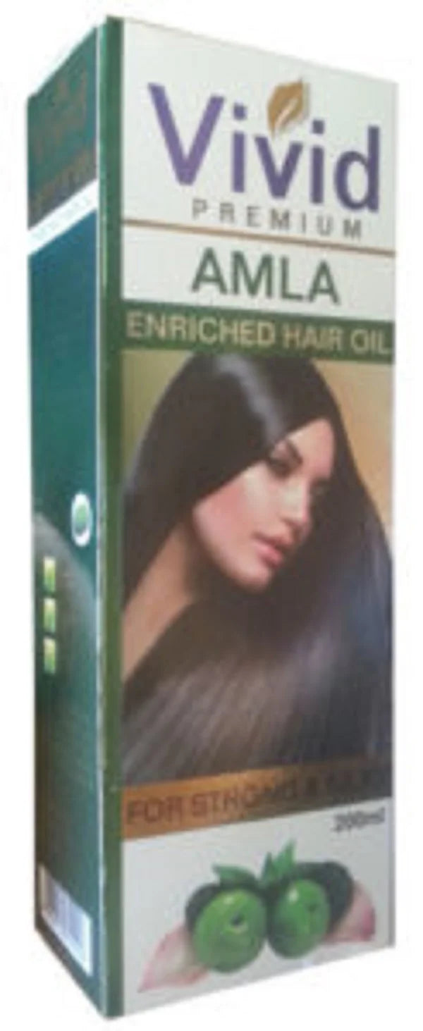 Vivid Premium Amla Enriched Hair Oil For Strong &amp; Silky 200ML