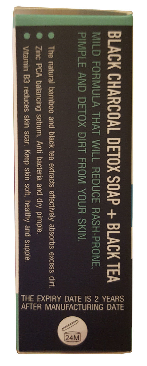 Termee Skin Purifying Black Bar Soap 100g (Smooth &amp; Clear Skin)