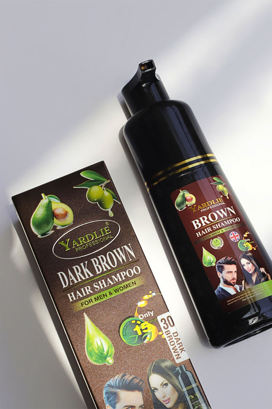 Hair Color Shampoo | Dark Brown | Yardlie | 200ml |