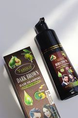 Hair Color Shampoo | Dark Brown | Yardlie | 200ml |