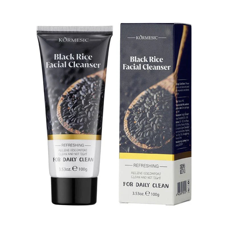 KORMESIC refreshing Relieve discomfort black rice Facial Cleanser - 100g