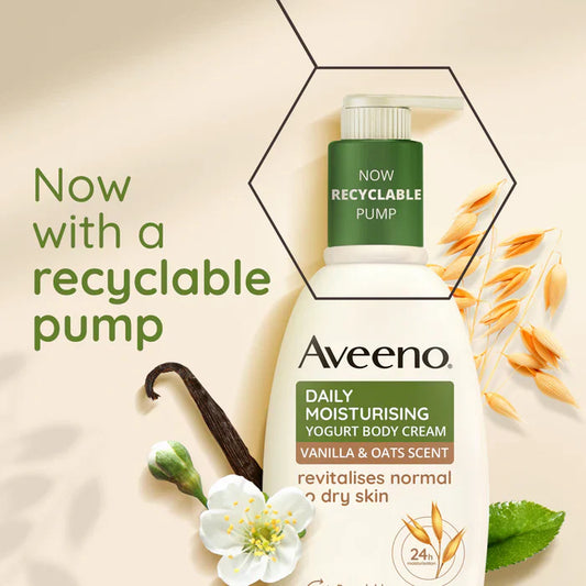 Aveeno Daily Moisturizing Yogurt Body Cream Vanilla & Oat 300 ML
