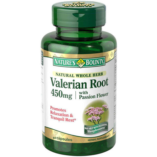Nature’s Bounty Valerian Root 450mg 100 Capsules