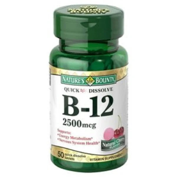 Natures Bounty B-12 2500mcg 75 Tablets