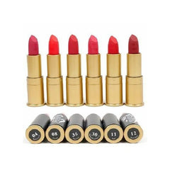 3D Bullet Lipstick Set of 6