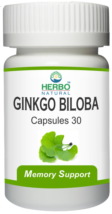 Herbo Natural Ginkgo Biloba 30 Capsules