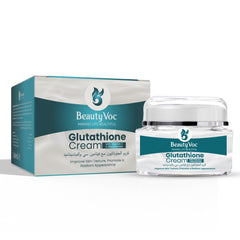 BeautyVoc Glutathione Whitening Cream 50 G - | Vitamin C & Niacinamide | Best Skin Whitening Brightening Cream, Dark Spot Removal, Anti-Aging