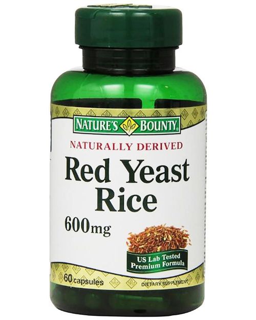 Natures Bounty Red Yeast Rice 600mg (120 Capsules)