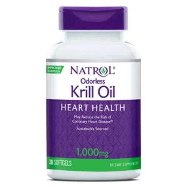 Odorless Krill Oil – 1,000mg 30-Softgels