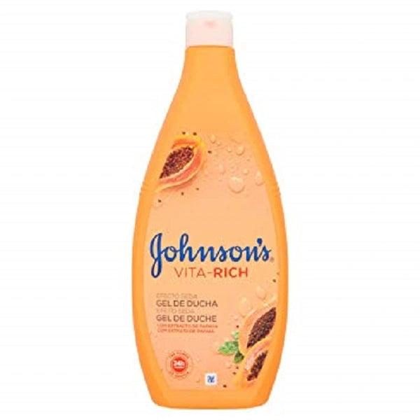 Johnson's Vita Rich Efecto Seda Papaya Shower Gel, 750 ml