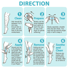 Tv Parlour Body Waxing Strips - 20 Strips